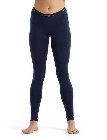Dámské Legíny Icebreaker BodyfitZone™ Merino 260 Zone Thermal Tmavě Blankyt Královská Modrá Tmavě Blankyt | CZ 1393QMAZ